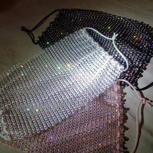 3 PIECES PACK - RHINESTONE BLING FASHION MASK
